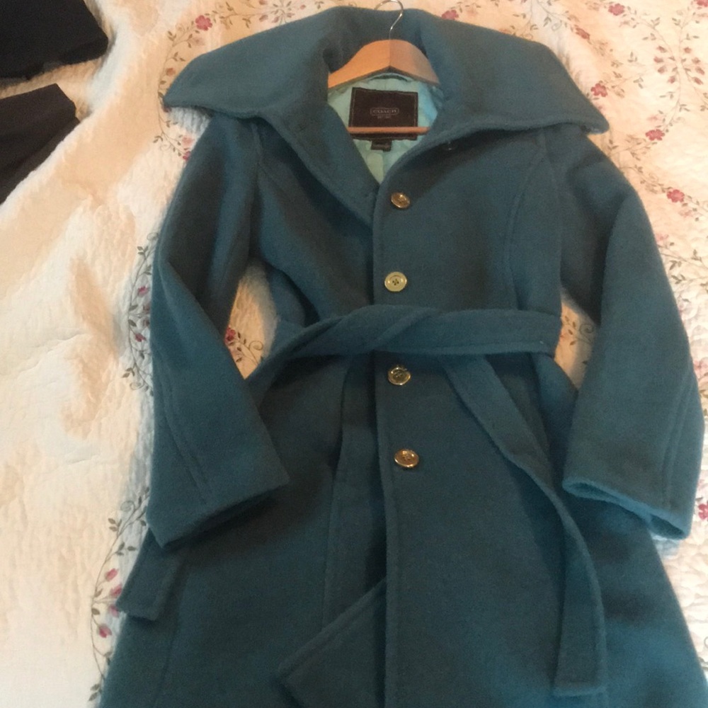Coach wool pea coat